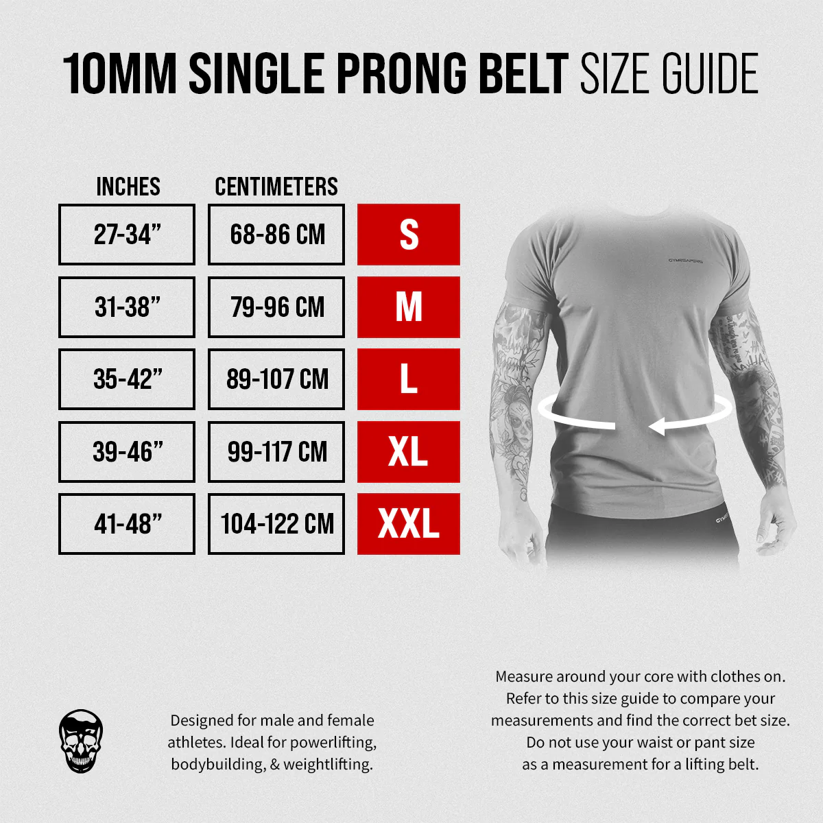 10MM Single Prong Belt - Tan - Image 4