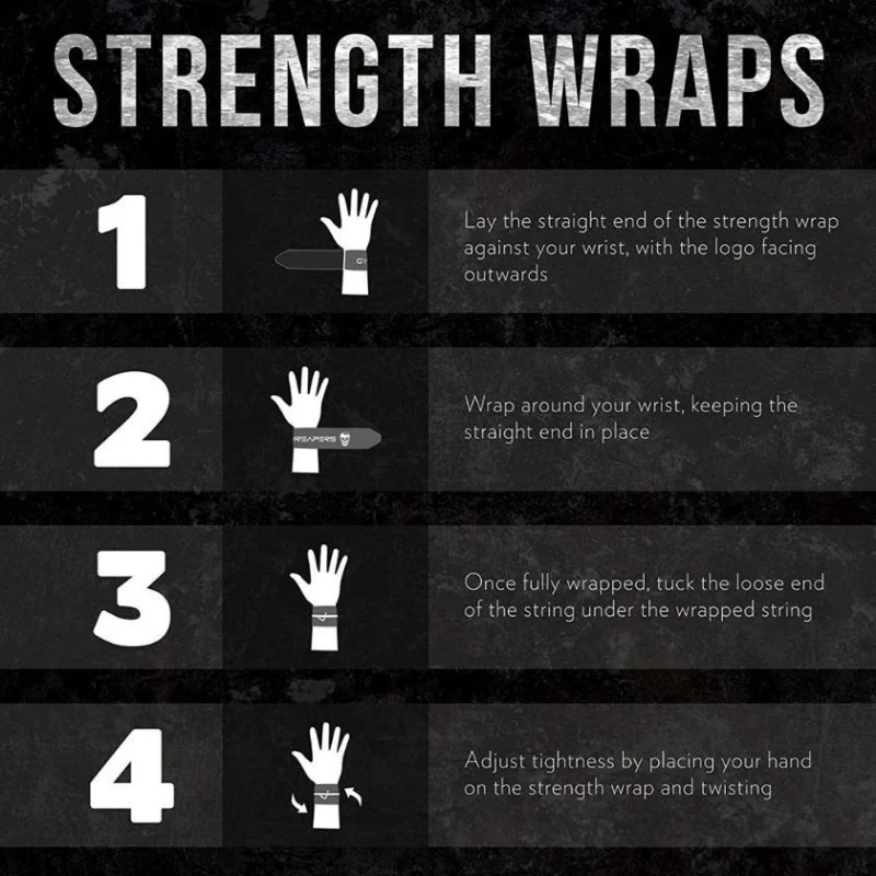 Gymreapers Strength Wrist Wraps - Adjustable Support - Image 5